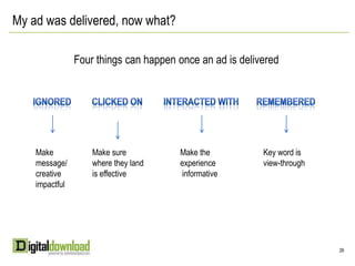 Strategies to differentiate yourselfgenerate leads and grow your audienceNewslettersAccount / Log-in / Personalization!Online only specials / coupons (ex. sephora, chuck-e-cheese)Download brochure (IKEA)Special invitations, VIP offersReferral programsSocial networking (facebook, twitter)Interactive location map/store locatorGive them a reason to give you their contact information.2323