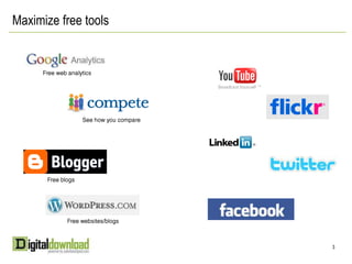 Maximize free toolsFree blogsSee how you compareFree web analyticsFree websites/blogs33