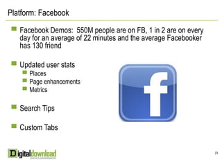 1 in 3 mobile search queries have local intentMobile Influenced Sales & EngagementsFind local store hoursSearch near My LocationGet driving directionsFind friends nearbyBrowse What’s Near Me NowCall a local businessLocate a business on maps12Source: Kelsey Group as presented by Google, 2011