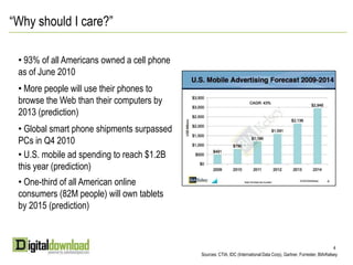 “Why should I care?” 93% of all Americans owned a cell phone as of June 2010