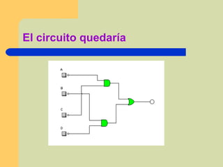 El circuito quedaría 