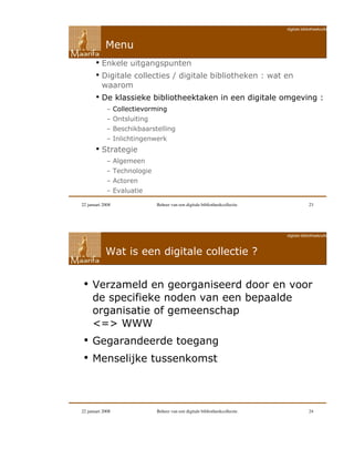 Digitale Bibliotheekcollecties