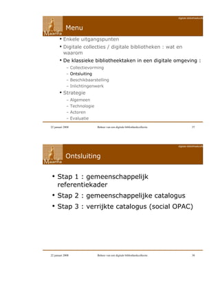 Digitale Bibliotheekcollecties