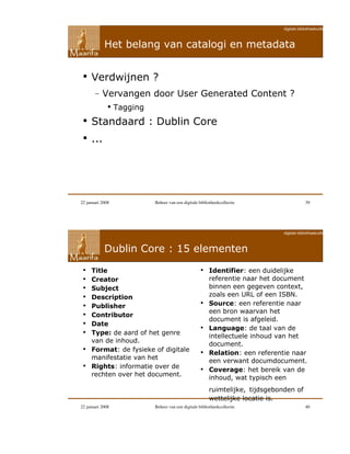 Digitale Bibliotheekcollecties