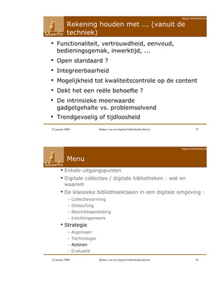 Digitale Bibliotheekcollecties