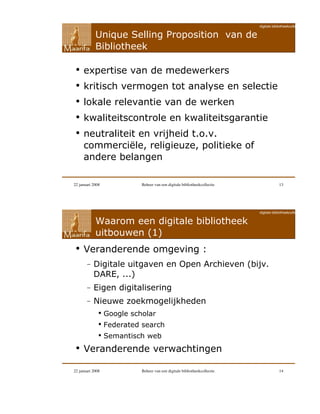 Digitale Bibliotheekcollecties