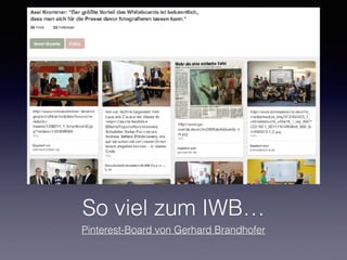 • Zugriff auf Informationen
• Wissen bereitstellen
• Lernvideos (“Flipped Classroom”)
• Simulationen (“Coding”)
Lehr-Lern-theoretische Funktionen von
digitalen Medien
Quelle: https://www.youtube.com/watch?v=iQWvc6qhTds
 