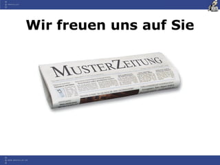 Wir freuen uns auf Sie
 