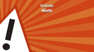Initiate
Alerts
 