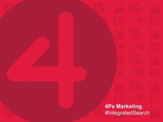 4Ps Marketing
#IntegratedSearch
 
