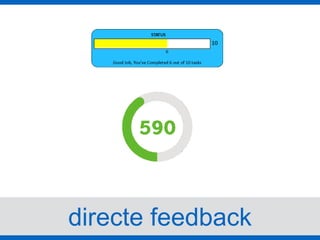 directe feedback
 