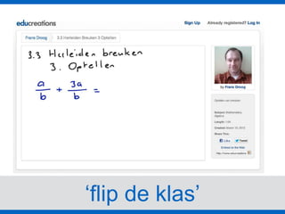 ‘flip de klas’
 