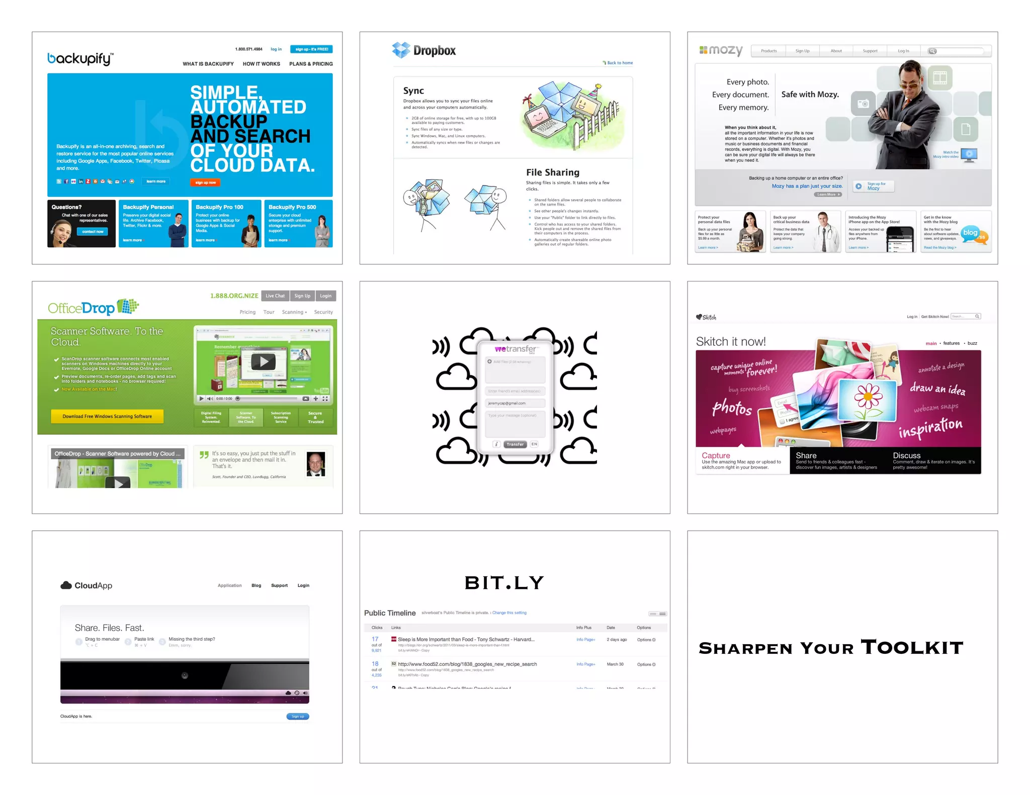 bit.ly

         Sharpen Your Toolkit
 
