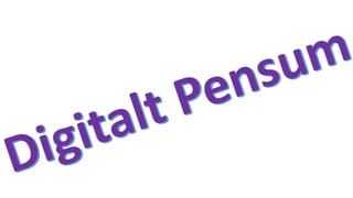 Digitale hjelpemidler for studenter med lese  og skrivevansker2014