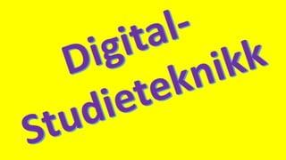 Digitale hjelpemidler for studenter med lese  og skrivevansker2016