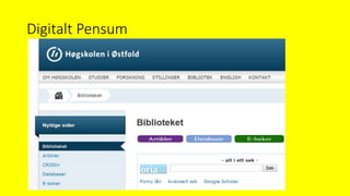 Digitalt Pensum
 