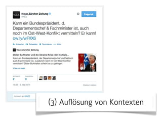 (3) Auflösung von Kontexten
 