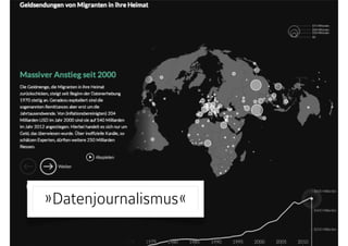 »Datenjournalismus«
 