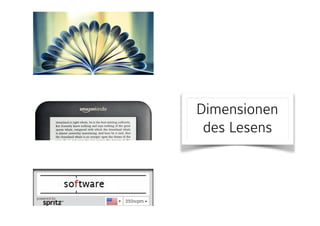 Dimensionen  
des Lesens
 