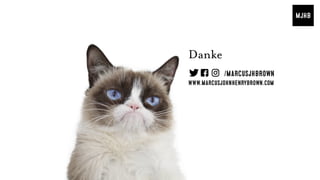 Künstler = DienstleisterDanke
www.marcusjohnhenrybrown.com
/marcusjhbrown
 