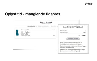 Oplyst tid - manglende tidspres
 