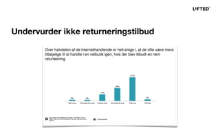 Undervurder ikke returneringstilbud
 