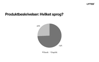 Produktbeskrivelser: Hvilket sprog?
 