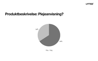 Produktbeskrivelse: Plejeanvisning?
 