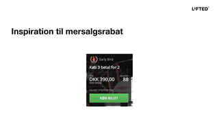 Inspiration til mersalgsrabat
 