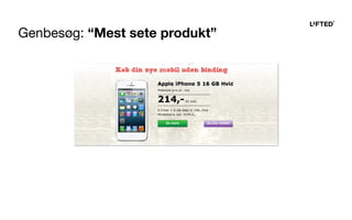 Genbesøg: “Mest sete produkt”
 