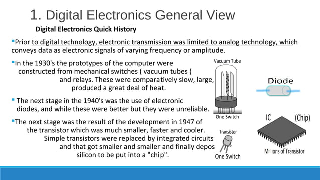 Digital electronics | PPT
