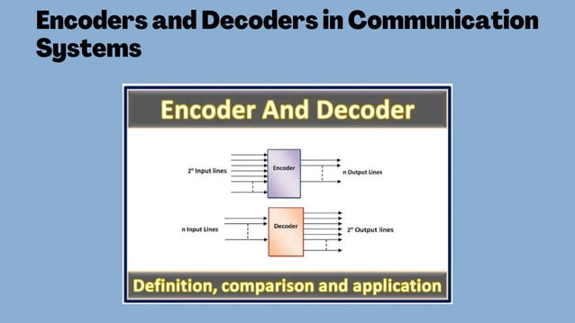Encoders & Decoders presentation | Encoders & Decoders | | PPT