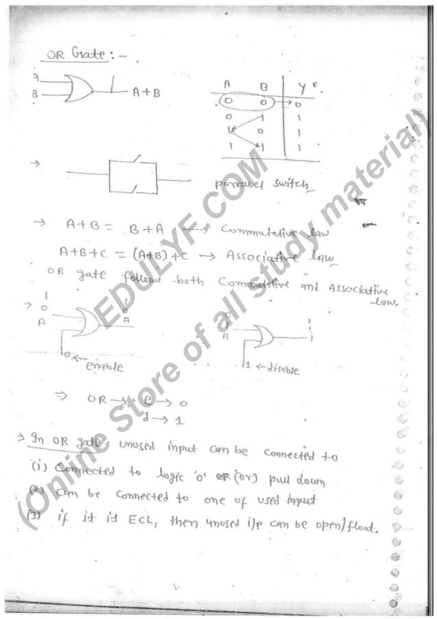 Made easy notes of Digital electronics Part1