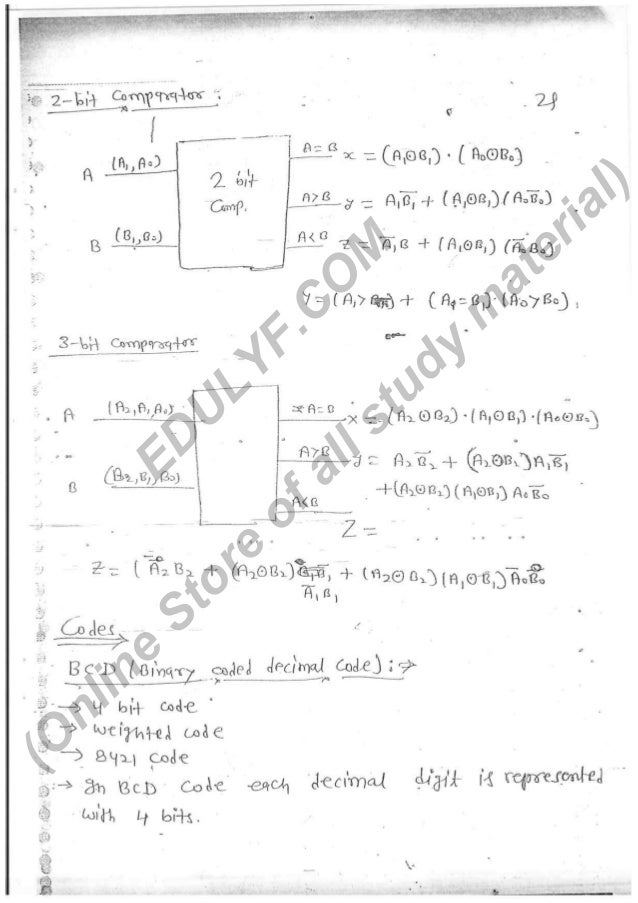 Made easy notes of Digital electronics Part2