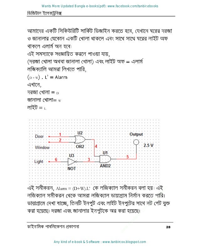28
D + W
D
W
L
Alarm = (D+W).L’
w
w
w
.
f
a
c
e
b
o
o
k
.
c
o
m
/
t
a
n
b
i
r
.
e
b
o
o
k
s
Wants More Updated Bangla e-books(pdf): www.facebook.com/tanbir.ebooks
Any kind of e-book & Software : www.tanbircox.blogspot.com
 