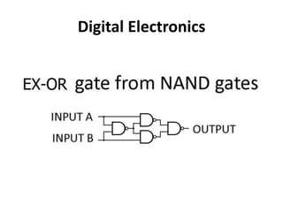 Digital Electronics
 