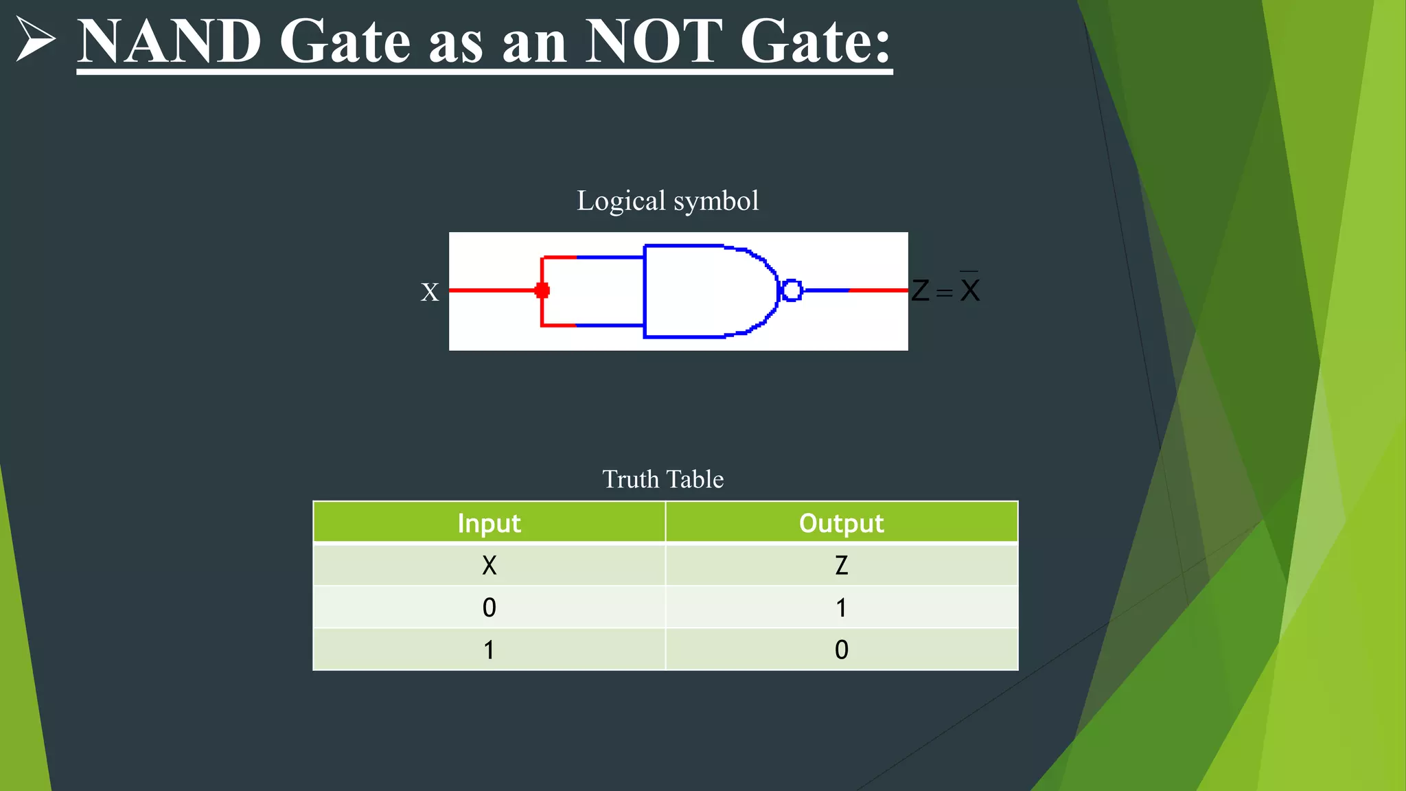 Logic gates and NAND and NOR univarsal gates | PPTX