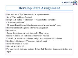 State Assignment Synchronous sequential Circuits | PDF