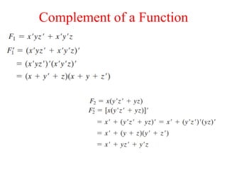 Complement of a Function
 