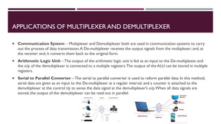 FYBSC IT Digital Electronics Unit IV Chapter I Multiplexer ...