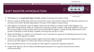 FYBSC IT Digital Electronics Unit V Chapter II Shift Register | PDF