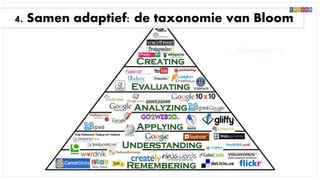 4. Samen adaptief: de taxonomie van Bloom
 