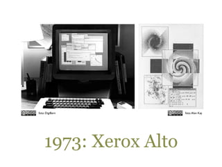 foto: DigiBarn         foto: Alan Kay




    1973: Xerox Alto
 