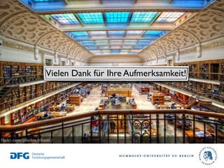 Vielen Dank für Ihre Aufmerksamkeit!
 