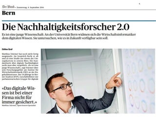 Digitale Nachhaltigkeit in der Informatik: Open Source bei Behörden 4. November 2014 und in der Politik 18 
 