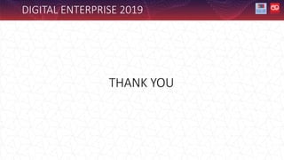 THANK YOU
DIGITAL ENTERPRISE 2019
 