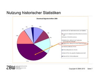 Nutzung historischer Statistiken




                                   Copyright © ZBW 2010   Seite 7
 