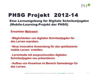 Digitale Schnitzeljagd