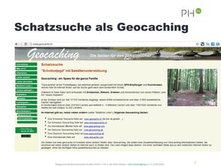Digitale Schnitzeljagd