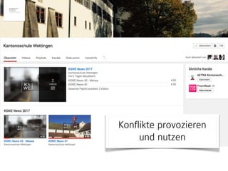 Social Media nutzen und
sehen, was hängen bleibt.
 